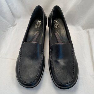 Clarks Artisan Black Leather Loafer